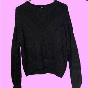 All Black Knit Sweater